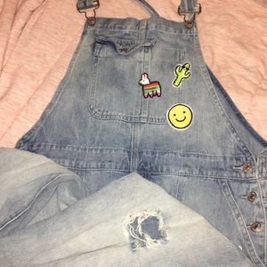 Cute overall jeans